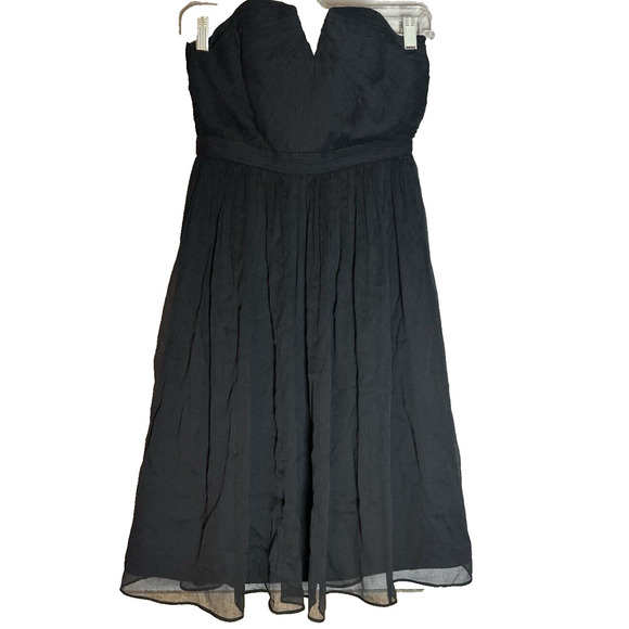 J.CREW Dresses & Skirts - J Crew Nadia Strapless Dress Womens Sz 00 Silk Chiffon Party Cocktail Hmco Event